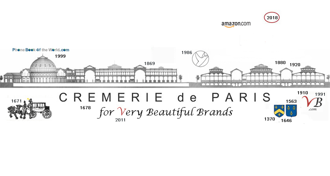 logo Amazon et Cremerie de Paris