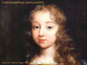 Le roi Louis XIV dans son enfance, portrait de Philippe de Champaigne