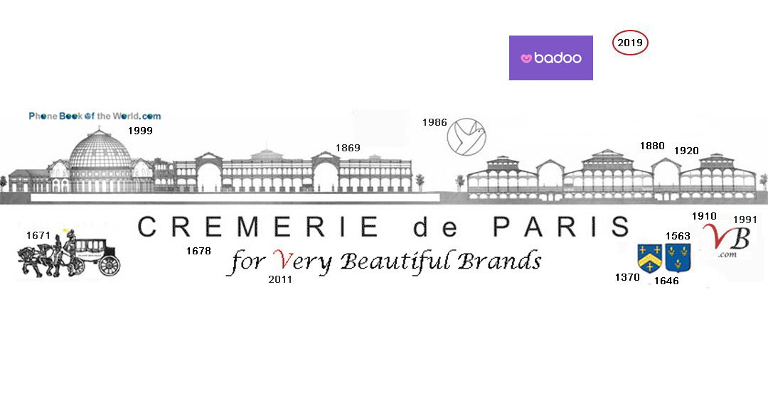 Logo Badoo / Cremerie de Paris