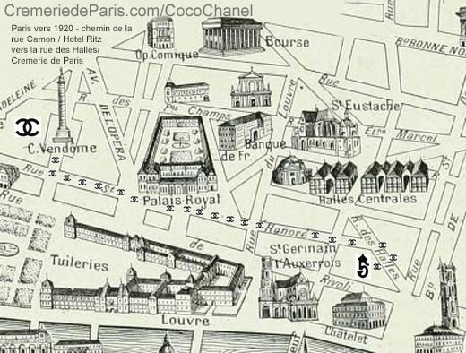 The center of Paris during the years of the young Coco Chanel