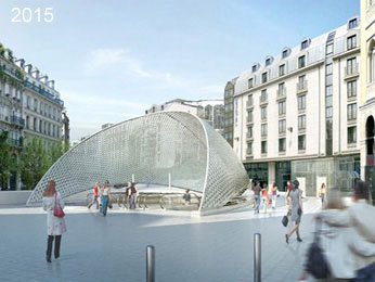 Future Porte Saint Honore, la Porte du centre de la capital