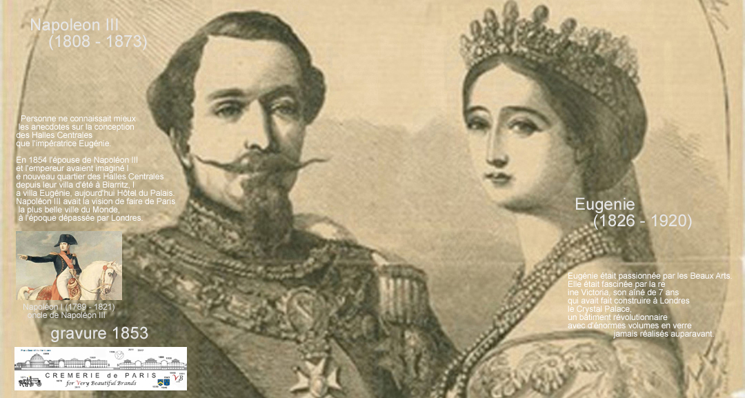 Impératrice Eugénie et Napoléon III