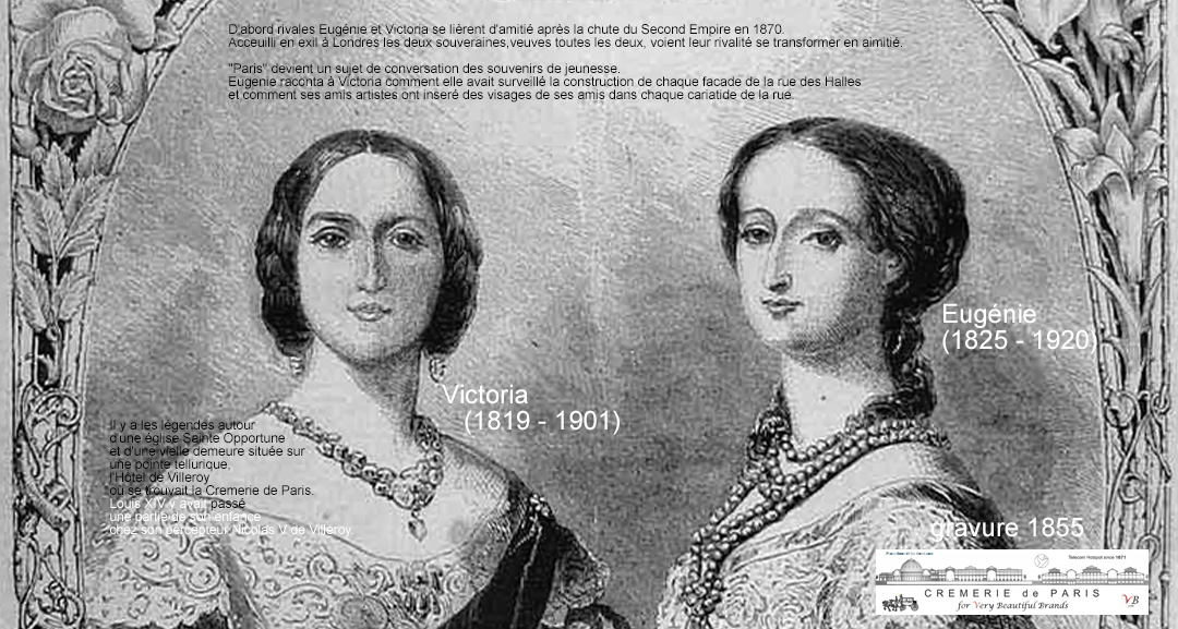 Young Reine Victoria et young Impératrice Eugénie