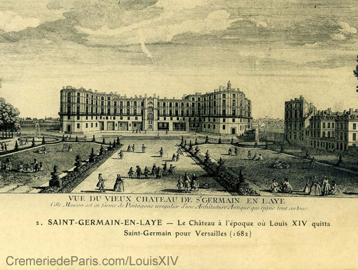 chateau de Saint Germain en Laye en 1682