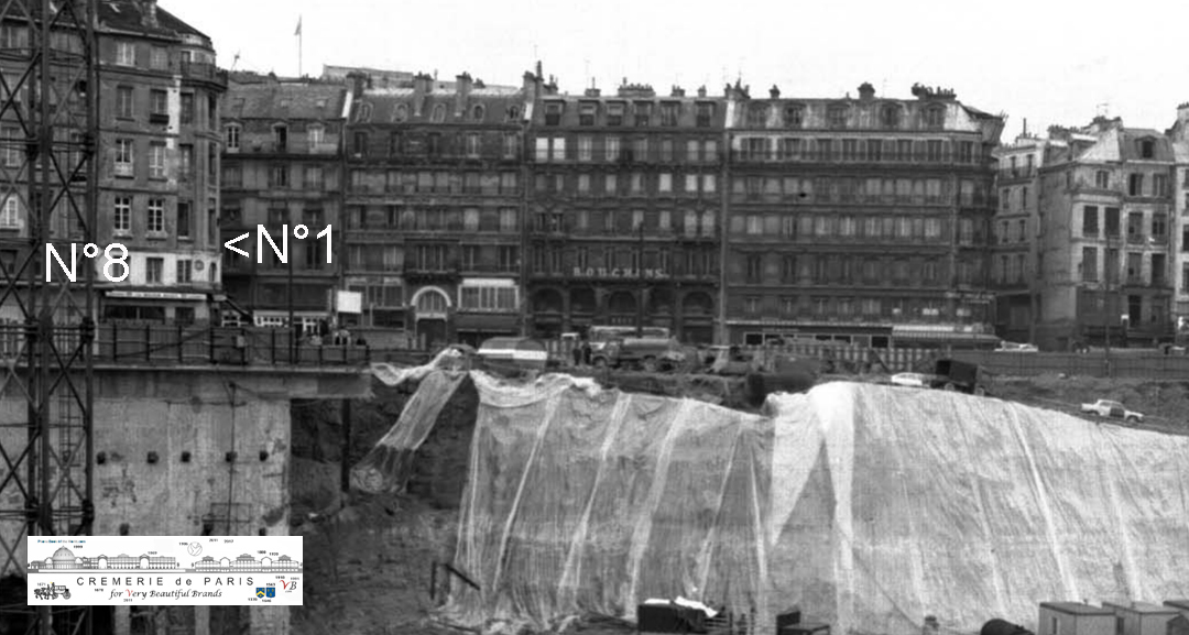 construction de la gare Chatelet les Halles