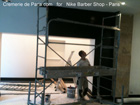 Preparations Nike Barber Shop Paris