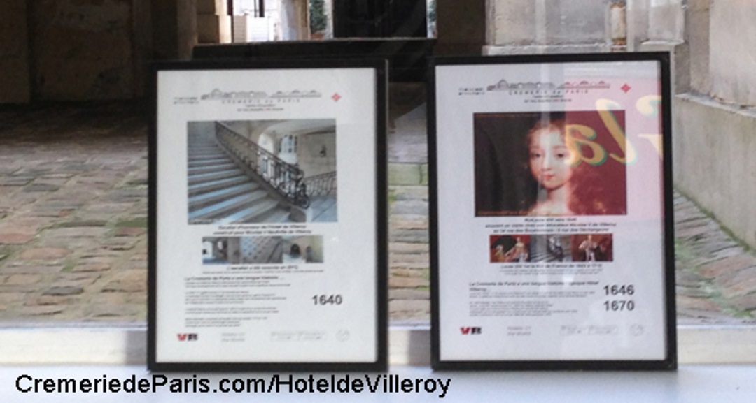 vue dans la cour historique de l'Hotel de Villeroy depuis le Pokemon Center Paris