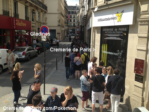 Gladines et la Cremerie de Paris pendant le Pokemon Pop Up Store