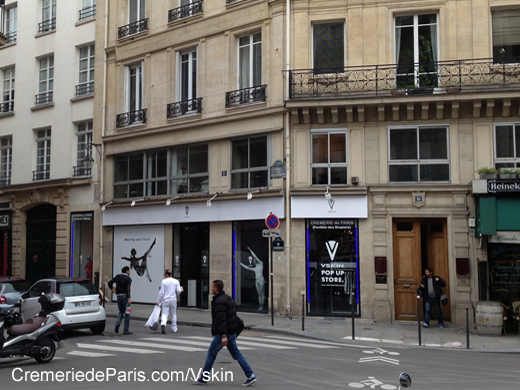 Vskin Pop Up Store  la Cremerie de Paris