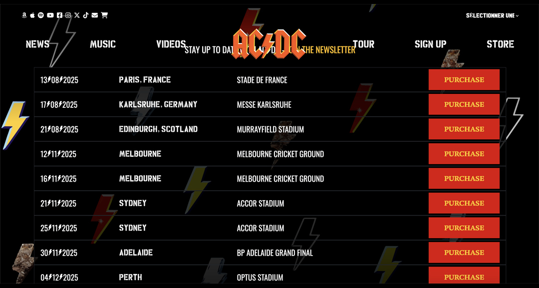 AC/DC/ concerts 2025