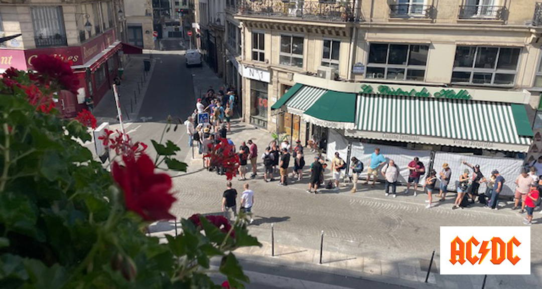 file d'attente rue des Halles