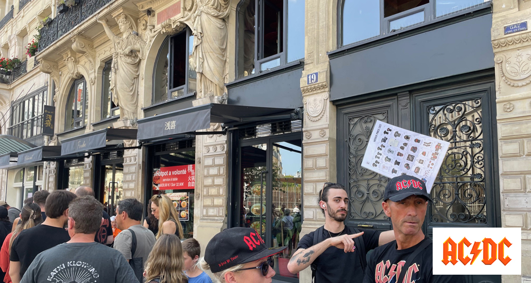 file d'attente rue des Halles