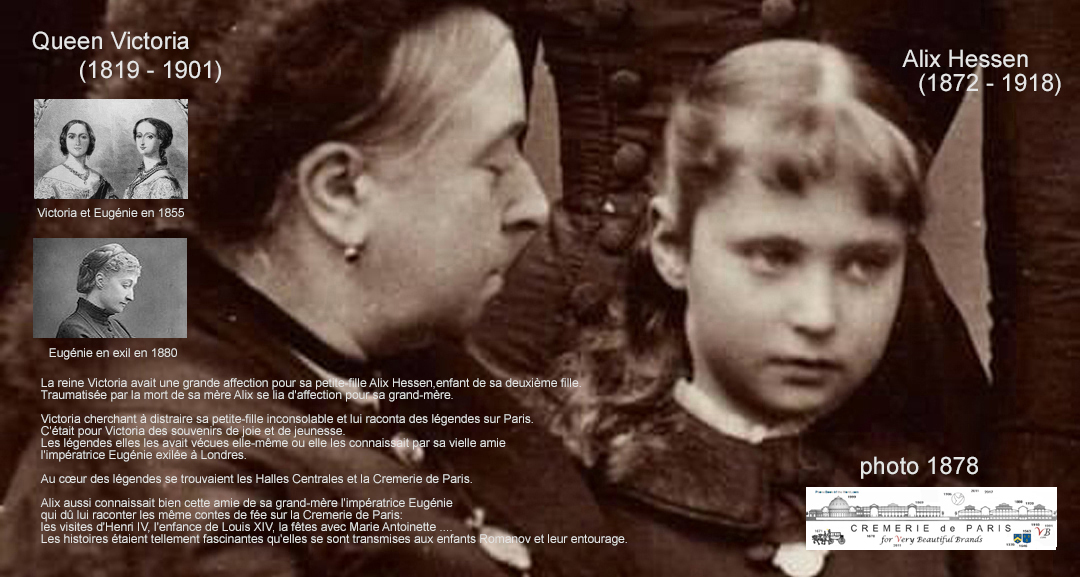 La Reine Victoria avec sa petite fille Alix Hessen