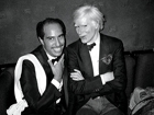 Andy Warhol avec le Prince Mubarac
