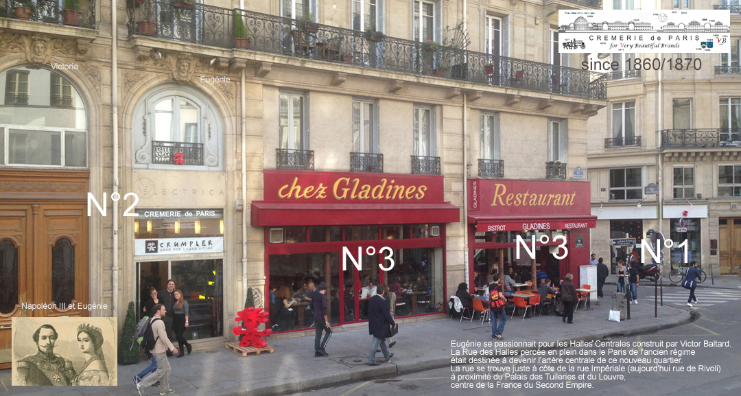 Cremerie de Paris N°2, Pop Up Cafe Gladines / Cremerie N°3 et Cremerie N°1