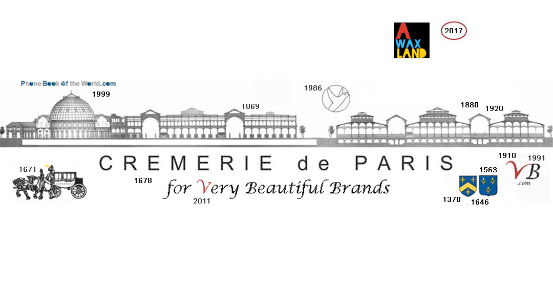 Logo AWAXLAND dans l'histoire de la Cremerie de Paris