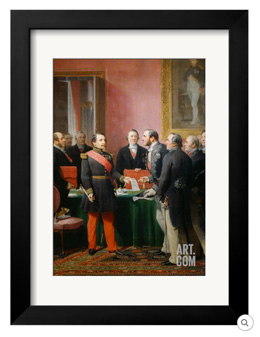 Napoleon III and Baron Haussmann in 1859