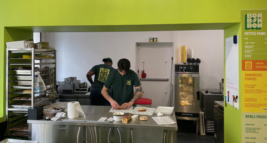 cuisine du Pop Up Bon Bon Bon