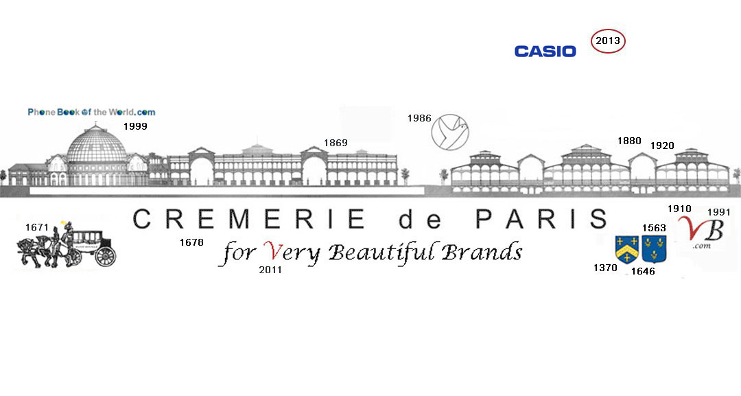 Logo Casio dans l'histoire de la Cremerie de Paris