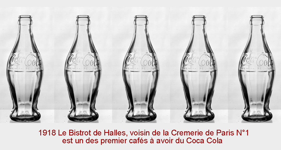 Bouteilles Coca Cola en 1918