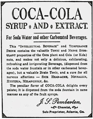 first Coca Cola ad