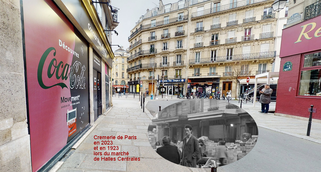 Cremerie de Paris 2023 et 1923