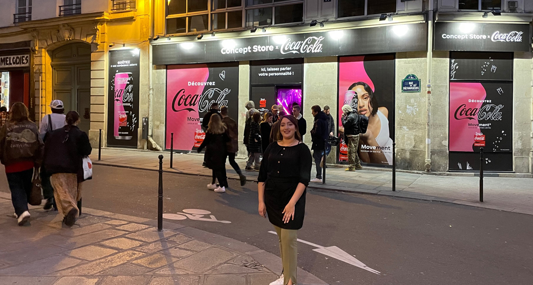 facade du Coca Cola Pop Up Store