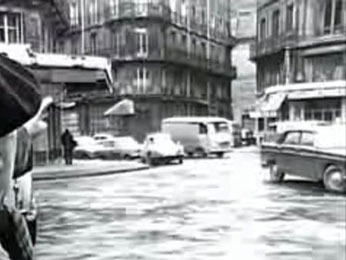 11 et 15 rue des Halles angle rue des Dechargeurs -  en 1955