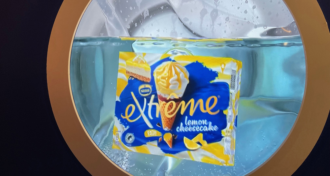 Nestle Extreme Ice Cream in the Pop Up