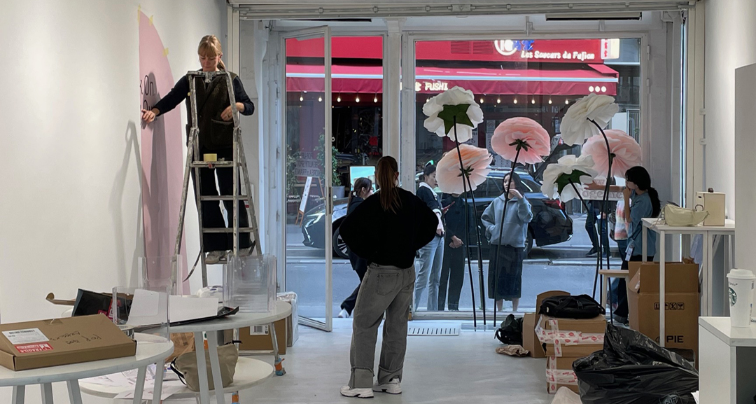 Montage du Pop Up Store