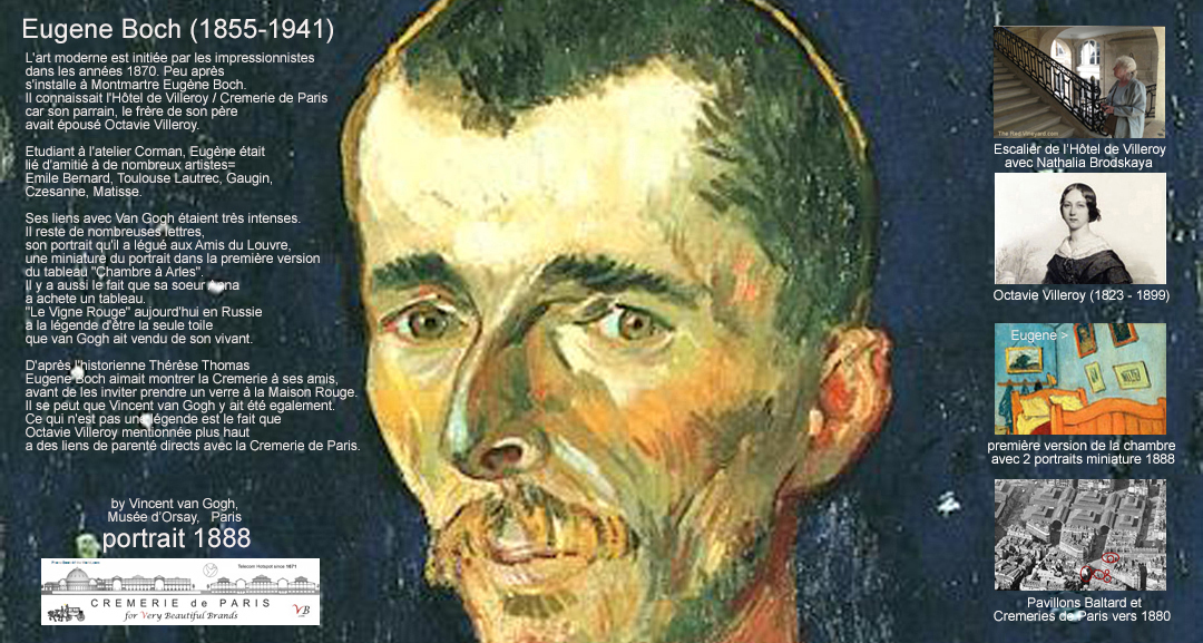 Eugen Boch peint par Vincent van Gogh