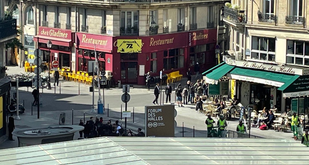 view on the Metallica Pop Up Store Paris