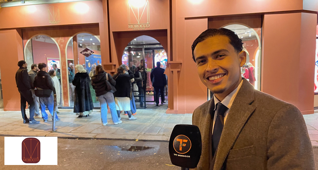 TFT Morocco devant le Pop Up Store