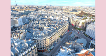 Vue Aerienne sur le Pop Up Store