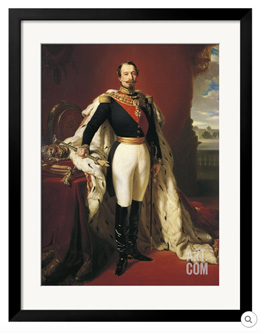 portrait officiel de l'empéreur Napoléon III