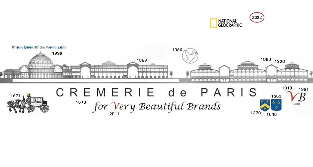 Logo National Geographic / Cremerie de Paris