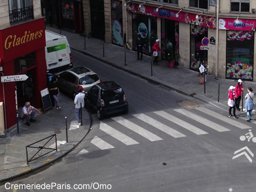 angle rue des Halles / rue des Dechargeurs