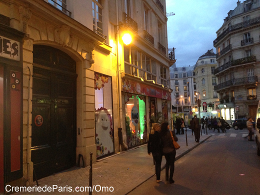 la nuit tombe à la Cremerie de Paris