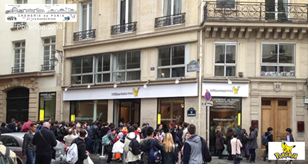 Cremerie de Paris en Pokemon Center Paris