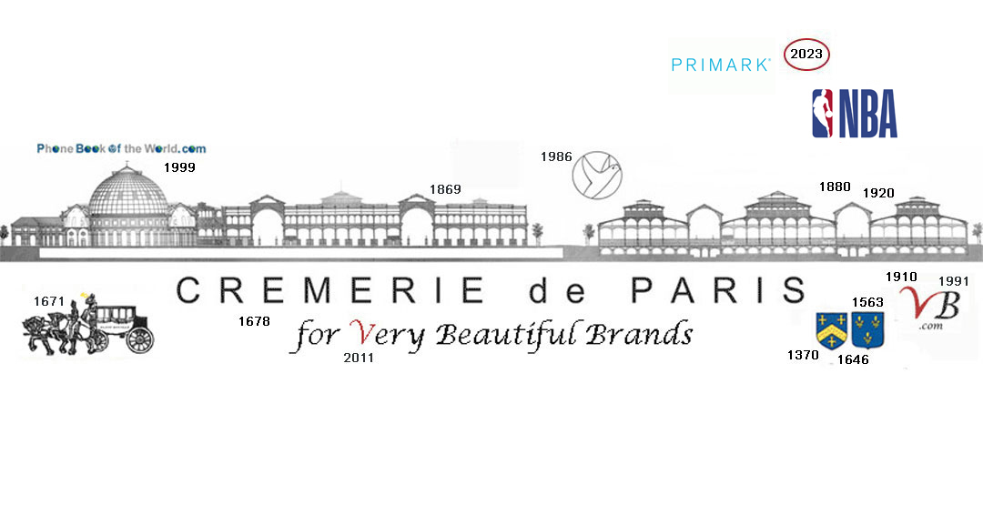 Primark x NBA & Cremerie de Paris logo