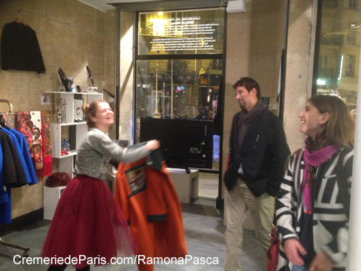 Ramona Pasca, Shopping for Happiness � la grande Cremerie de Paris