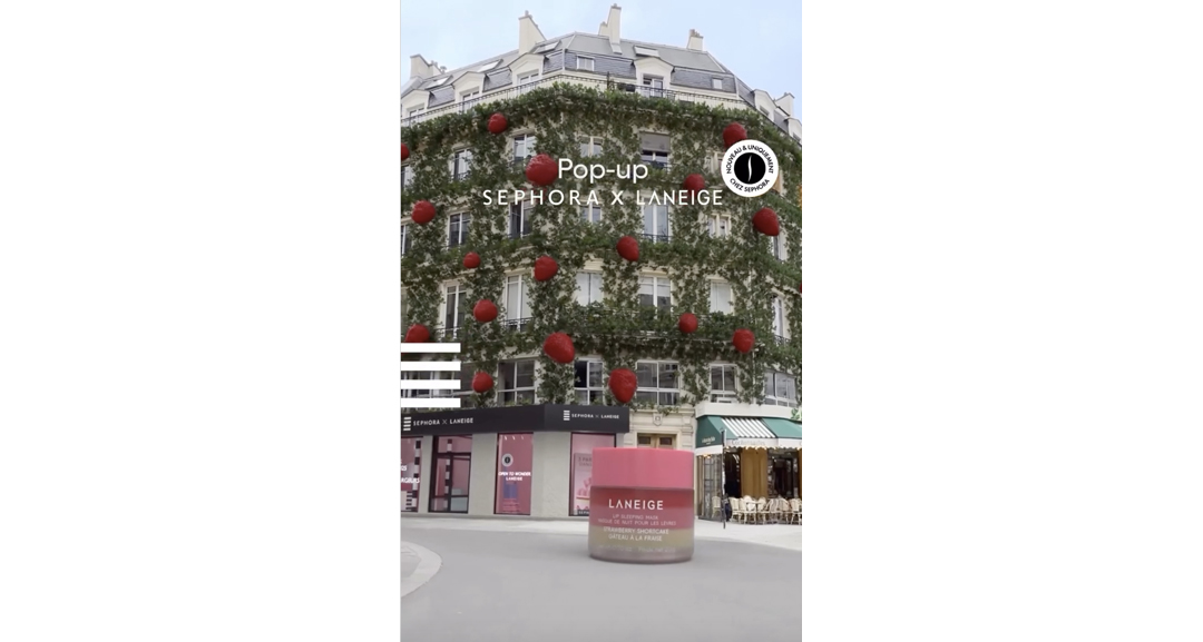 Cremerie de Paris decoré par Sephora x Laneige