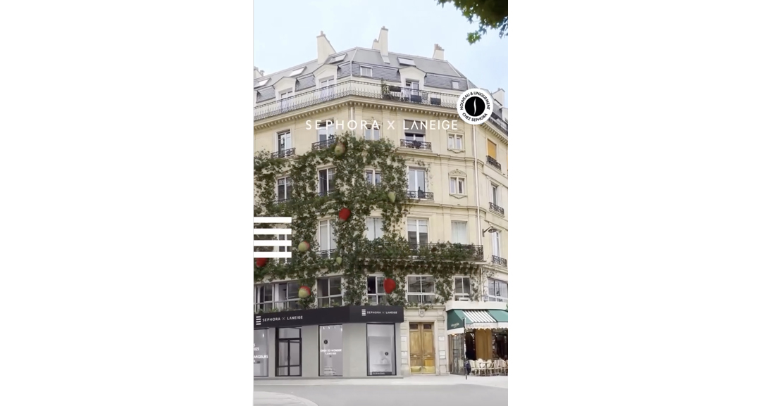 Cremerie de Paris decore par Sephora x Laneige