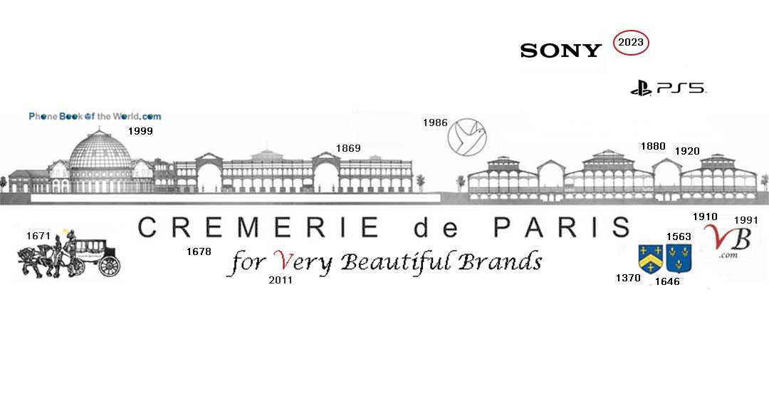 Sony & Playstation & Cremerie de Paris logo