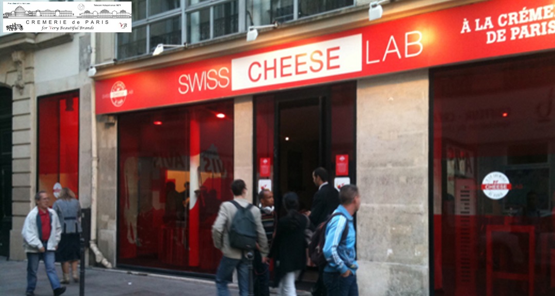 Pop Up Store Swiss Cheese Lab at the Cremerie de Paris