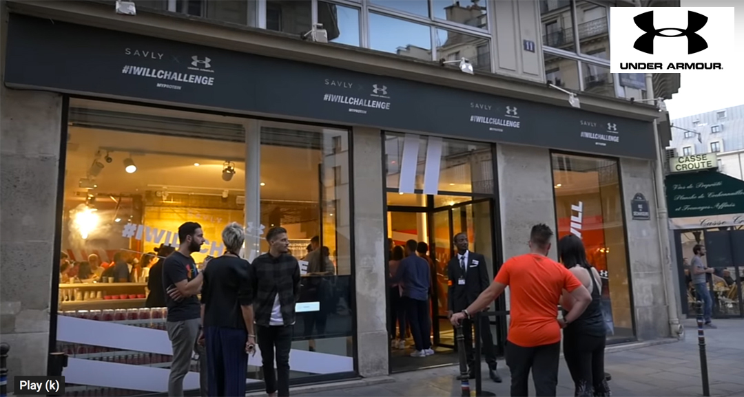 Under Armour Pop Up Store