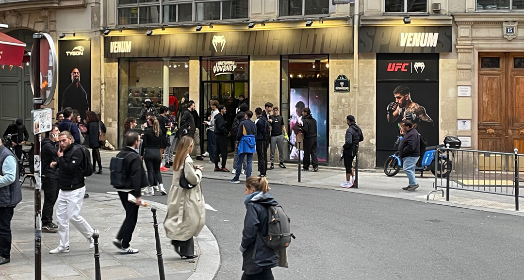 Visiteurs du Venum Pop Up Store