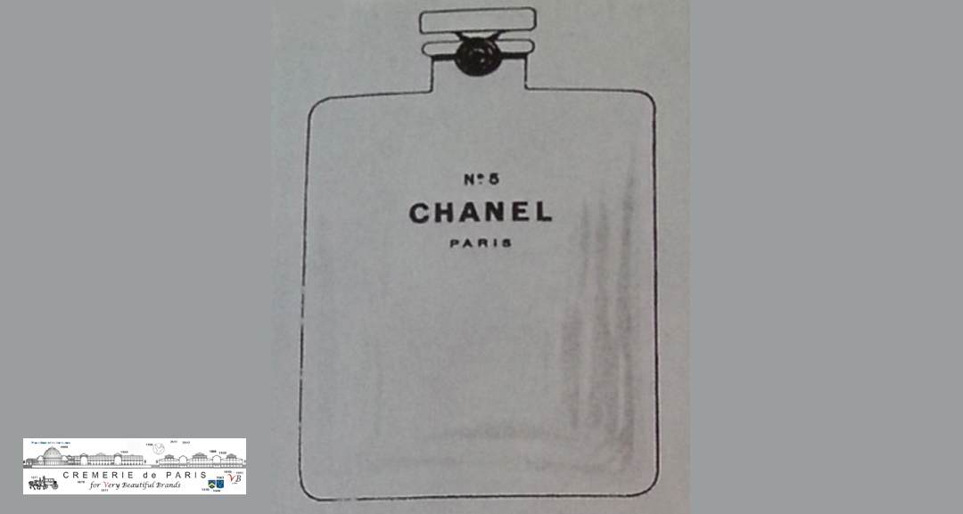premier flacon Chanel N°5 dessiné par Dmitri Romanov