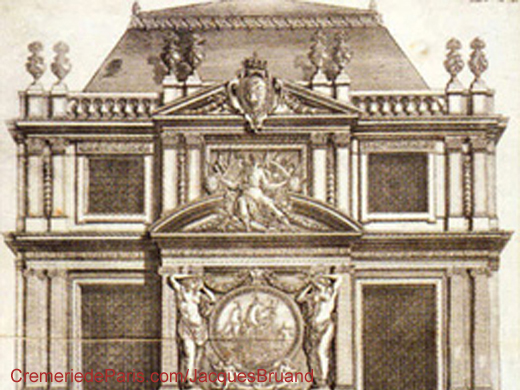 Le Pavillon des Drapiers dessine par Jacques Bruand