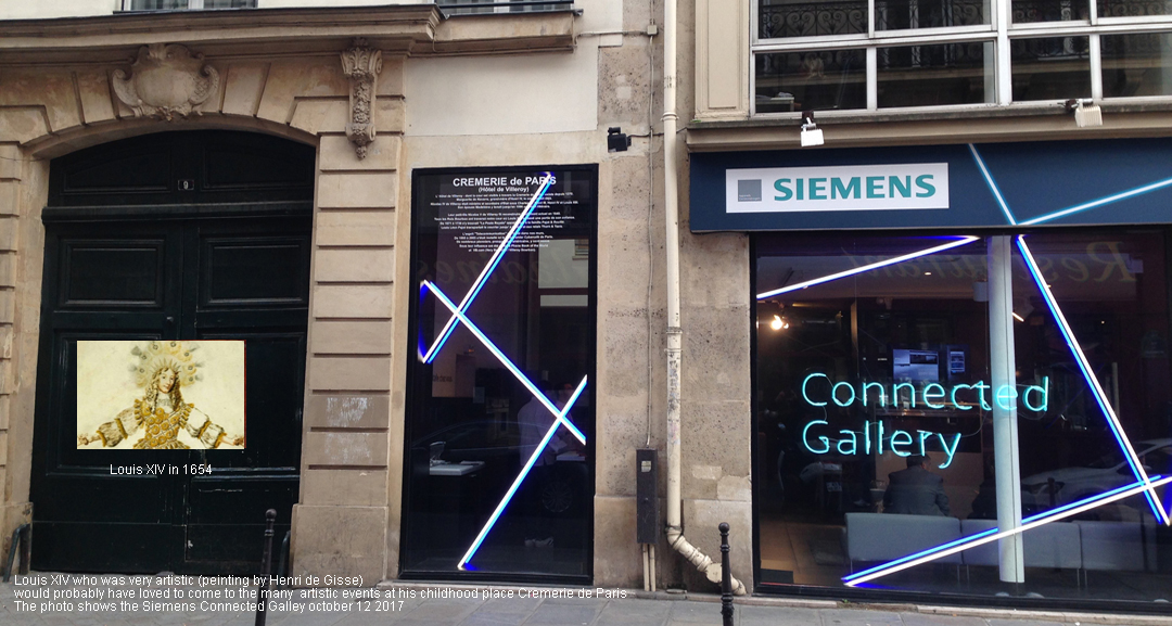 Siemens Connected Gallery avec Louis XIV